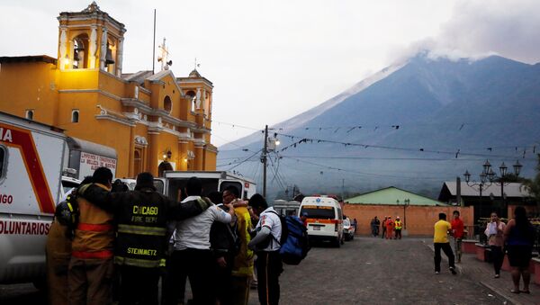 Ugnikalnio išsiveržimas Gvatemaloje - Sputnik Lietuva