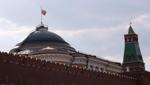 Купол Сената и Сенатская башня Московского Кремля - Sputnik Литва