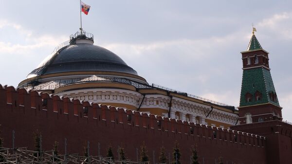 Купол Сената и Сенатская башня Московского Кремля - Sputnik Литва