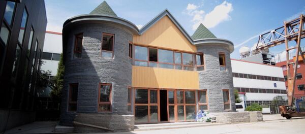 Уникальный особняк из Китая, или Как выглядит напечатанный на 3D принтере дом - Sputnik Литва