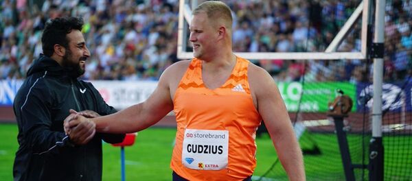 Дискобол Андрюс Гуджюс, архивное фото - Sputnik Литва