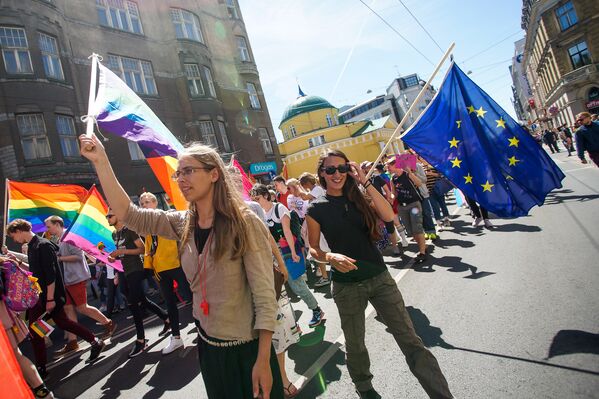 Шествие сексуальных меньшинств Baltijas Praids 2018 - Sputnik Литва