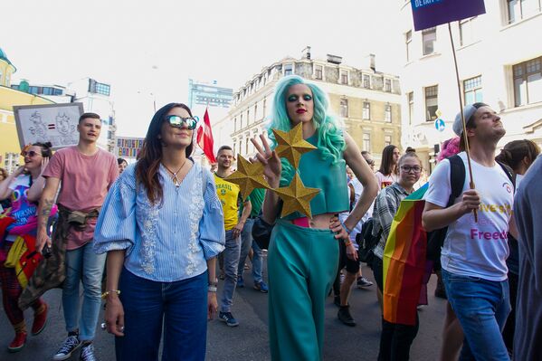 Шествие сексуальных меньшинств Baltijas Praids 2018 - Sputnik Литва