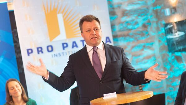 Депутат литовского парламента Мантас Адоменас - Sputnik Литва
