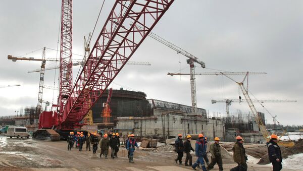 Строительство Ленинградской АЭС-2, архивное фото - Sputnik Литва