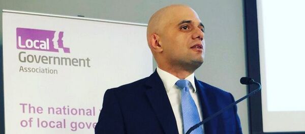 Britanijos vidaus reikalų ministras Sadžidas Džavidas - Sputnik Lietuva