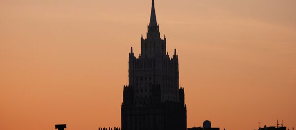 Высотное здание Министерства иностранных дел РФ, архивное фото - Sputnik Литва