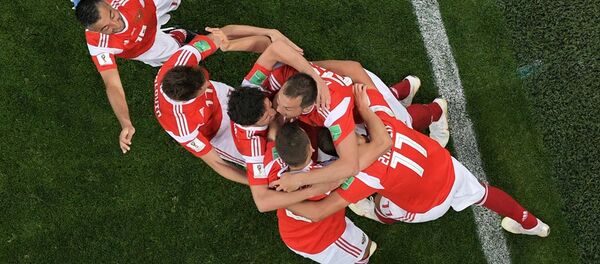 Футбол. ЧМ-2018. Матч Россия — Египет Футбол. ЧМ-2018. Матч Россия — Египет - Sputnik Литва