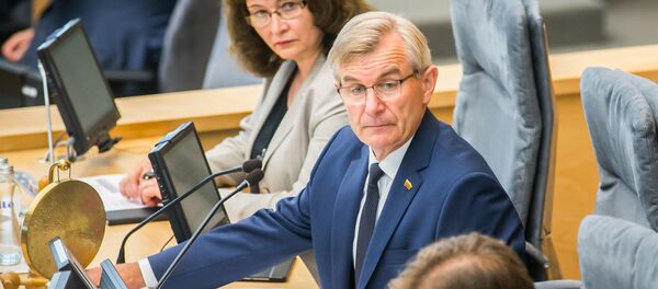 Председатель Сейма Викторас Пранцкетис - Sputnik Литва