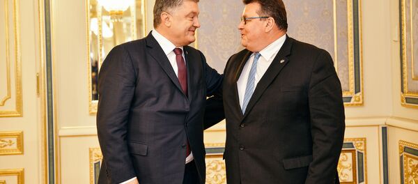 Линас Линкявичюс и Петр Порошенко Линас Линкявичюс и Петр Порошенко - Sputnik Lietuva