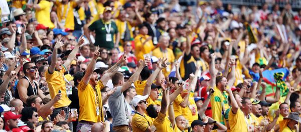 Футбол. ЧМ-2018. Матч Дания - Австралия - Sputnik Литва