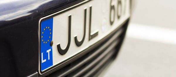 Госномер автомобиля, Литва - Sputnik Литва