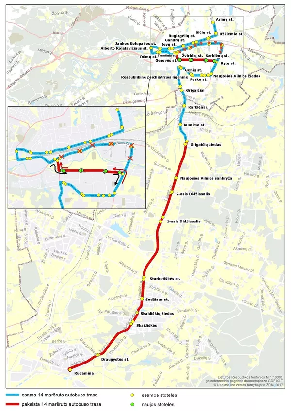 14-ojo autobusų maršruto pakeitimai 14-ojo autobusų maršruto pakeitimai - Sputnik Lietuva
