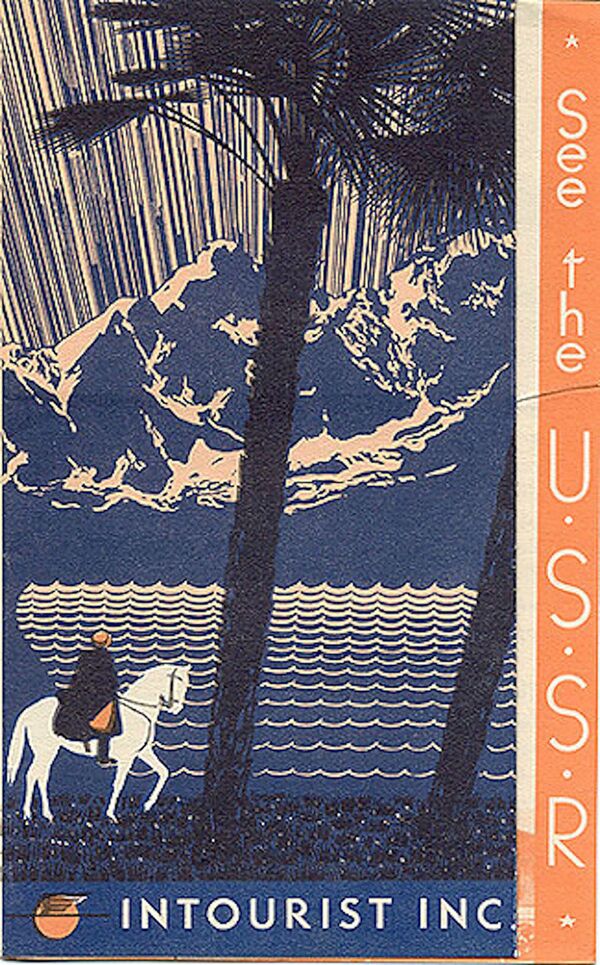 Туристическая брошюра 30-х годов, рекламирующий туризм в СССР - Sputnik Lietuva
