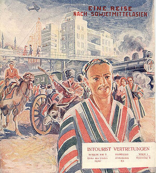 Туристическая брошюра 30-х годов, рекламирующий туризм в СССР - Sputnik Литва