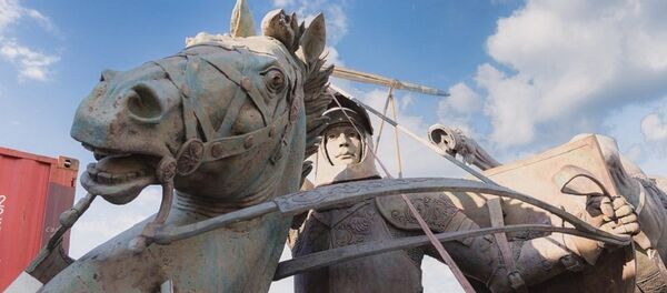 Скульптура Витис в Каунасе - Sputnik Литва