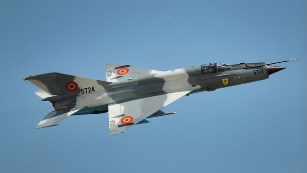 Истребитель МиГ-21 Lancer ВВС Румынии, архивное фото - Sputnik Литва