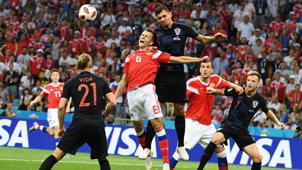Futbolas. 2018 pasaulio čempionatas. Rusija - Kroatija - Sputnik Lietuva