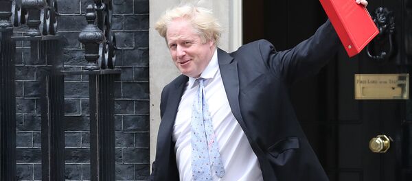 Глава МИД Британии Борис Джонсон Глава МИД Британии Борис Джонсон - Sputnik Литва