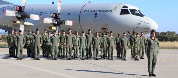 Portugalijos karinių oro pajėgų orlaivis P-3C Portugalijos karinių oro pajėgų orlaivis P-3C - Sputnik Lietuva