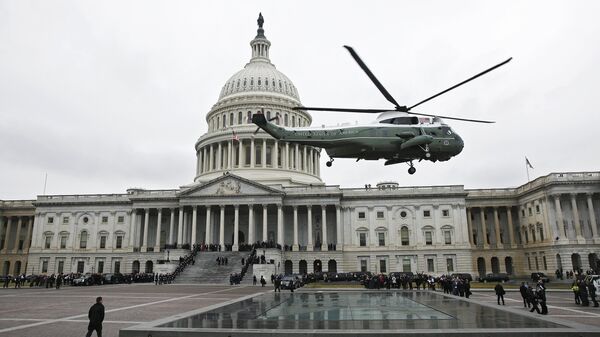 Здание Конгресса США на Капитолийском холме в Вашингтоне - Sputnik Lietuva