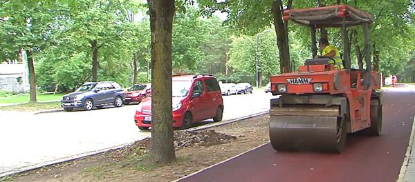 Новая дорожка для велосипедов в Вильнюсе Новая дорожка для велосипедов в Вильнюсе - Sputnik Lietuva