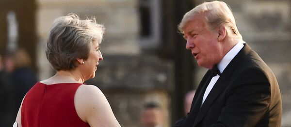 Дональд Трамп и Тереза Мэй - Sputnik Литва