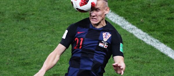 Домагой Вида (Хорватия) в полуфинальном матче чемпионата мира по футболу - Sputnik Литва