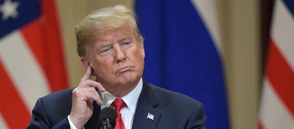 Президент США Дональд Трамп, архивное фото Президент США Дональд Трамп, архивное фото - Sputnik Литва