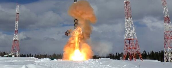 Запуск ракеты «Сармат» с космодрома «Плесецк» - Sputnik Lietuva