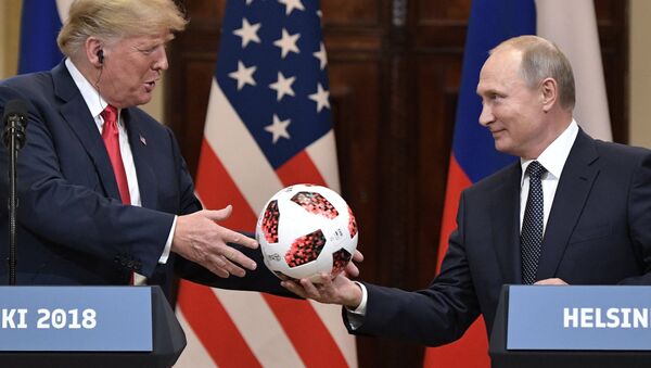 Vladimiro Putino ir Donaldo Trampo susitikimas - Sputnik Lietuva