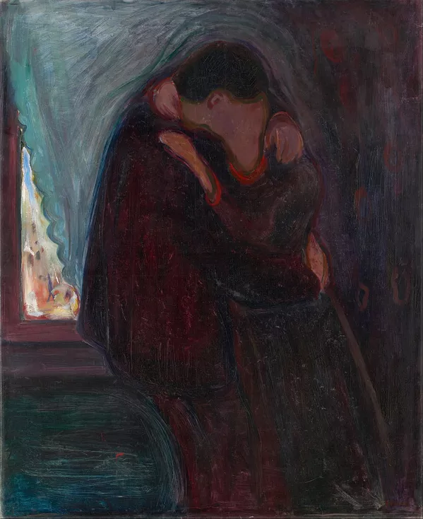 Эдвард Мунк, Поцелуй, 1897 год Эдвард Мунк, Поцелуй, 1897 год - Sputnik Lietuva