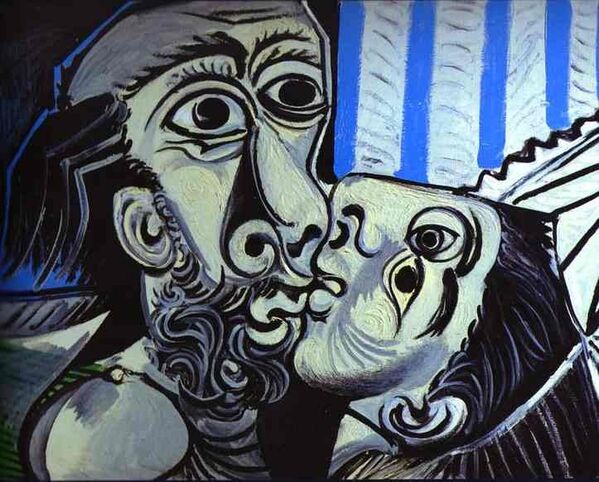 Пабло Пикассо, Поцелуй, 1969 год - Sputnik Lietuva