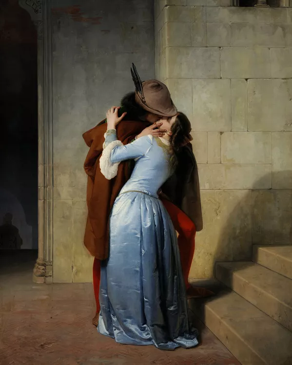 Франческо Айец, Поцелуй, 1859 год Франческо Айец, Поцелуй, 1859 год - Sputnik Lietuva