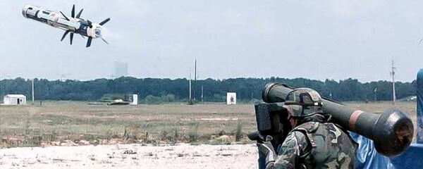 Американские переносные противотанковые ракетные комплексы javelin - Sputnik Литва