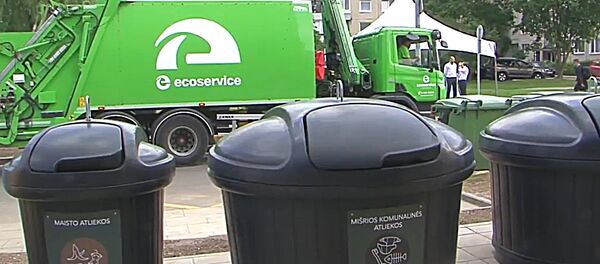 Система подземных контейнеров для отходов в Вильнюсе Система подземных контейнеров для отходов в Вильнюсе - Sputnik Lietuva