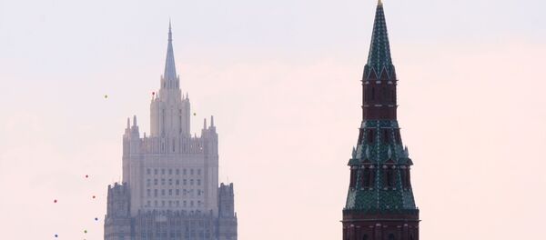 Высотное здание министерства иностранных дел РФ - Sputnik Литва