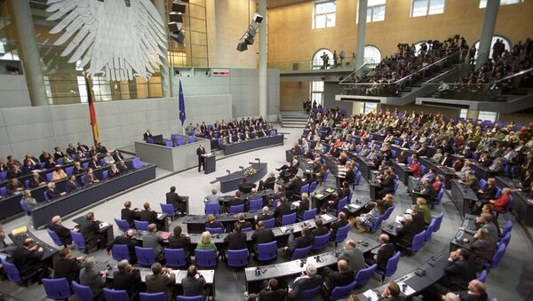 Bundestago posėdžių salė - Sputnik Lietuva