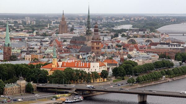 Вид на Старый город Риги, архивное фото - Sputnik Литва