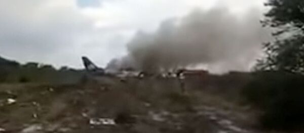 Падение самолета в Мексике - Sputnik Литва