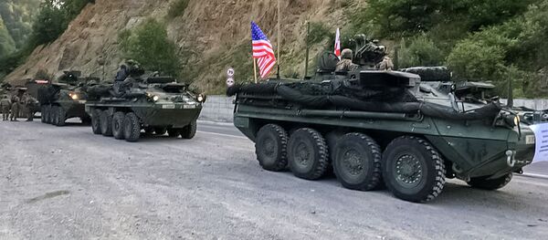 Маневры НАТО в Грузии Noble Partner 2018 Маневры НАТО в Грузии Noble Partner 2018 - Sputnik Литва