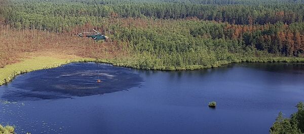 Тушение пожара с вертолета - Sputnik Литва