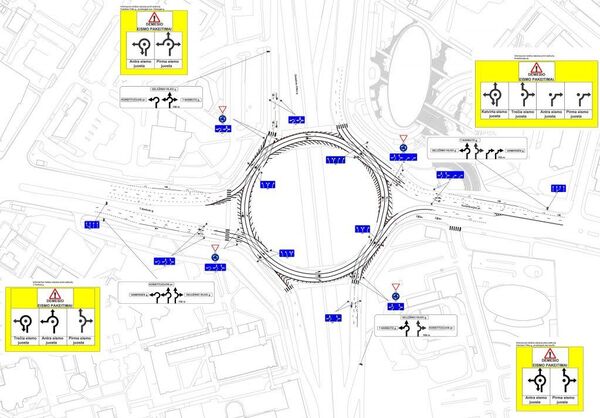 Keičiasi eismo organizavimas Konstitucijos prospekto žiedinėje sankryžoje Keičiasi eismo organizavimas Konstitucijos prospekto žiedinėje sankryžoje - Sputnik Lietuva
