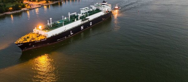 Газовоз везет СПГ из США в Литву - Sputnik Литва