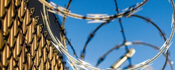 Колючая проволока, архивное фото Колючая проволока, архивное фото - Sputnik Литва