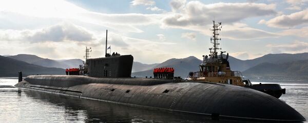 АПЛ Владимир Мономах прибыла к месту постоянного базирования на Камчатку АПЛ Владимир Мономах прибыла к месту постоянного базирования на Камчатку - Sputnik Lietuva