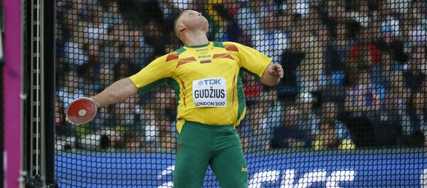 Дискобол Андрюс Гуджюс Дискобол Андрюс Гуджюс - Sputnik Литва