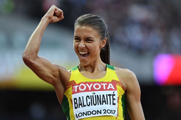 Литовская легкоатлетка Эгле Балчюнайте - Sputnik Литва