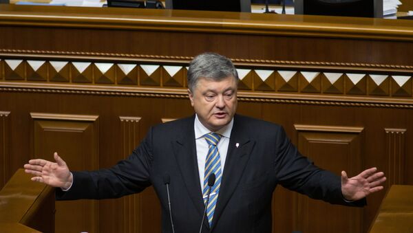 Президент Украины Петр Порошенко - Sputnik Lietuva