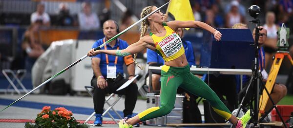 Легкоатлетка Ливета Ясюнайте на чемпионате Европы - Sputnik Литва